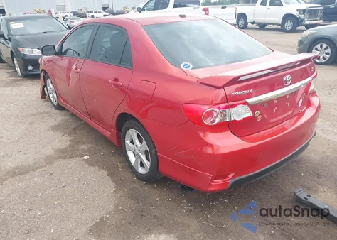 2011 Toyota Corolla S from USA, damaged, VIN 2T1BU4EE5BC708875